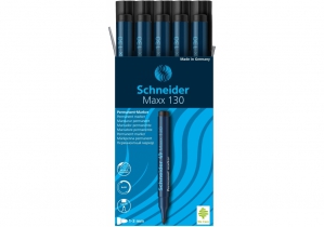 Маркер перманентний SCHNEIDER MAXX 130 2-3 мм, чорний S113001