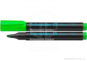 Маркер перманентный SCHNEIDER MAXX 133 1-3 мм, зеленый S113304