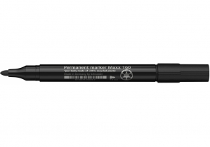 Маркер перманентный Schneider MAXX 160 1-3 мм, черный SCHNEIDER S116001