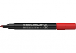 Маркер перманентний SCHNEIDER MAXX 160 1-3 мм, червоний S116002