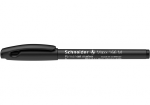 Маркер перманентный SCHNEIDER MAXX 166 1 мм, черный S116601