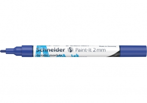 Маркер акриловый для декорат. и художественных работ SCHNEIDER Paint-it 310 2мм синий S120103