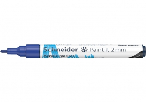 Маркер акриловый для декорат. и художественных работ SCHNEIDER Paint-it 310 2мм синий S120103