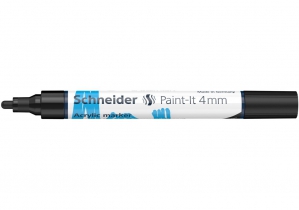 Маркер акриловий для декорат. та художніх робіт SCHNEIDER Paint-it 320 4мм чорний S120201