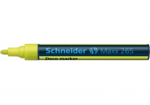 Маркер меловой SCHNEIDER MAXX 265 2-3 мм, желтый S126505