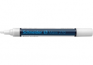 Маркер для декорат. и художественных робир SCHNEIDER MAXX 270 1-3 мм, белый S127049