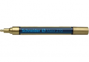 Маркер для декорат. и художественных робир SCHNEIDER MAXX 270 1-3 мм, золотой S127053