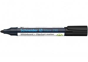 Маркер для дошок та фліпчартів SCHNEIDER MAXX 290, чорний S129001