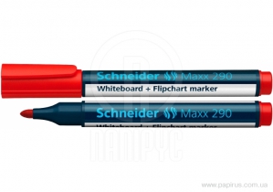 Маркер для досок и флипчартов SCHNEIDER MAXX 290, красный S129002