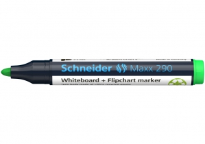 Маркер для досок и флипчартов SCHNEIDER MAXX 290, светло зеленый S129111