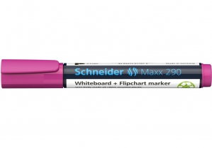 Маркер для дошок та фліпчартів SCHNEIDER MAXX 290, рожевий S129120