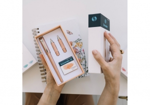 Набор подарочный: перочная ручка для каллиграфии SCHNEIDER CALLISSIMA 1,1 мм, 2 сменные пера, 6 патрон S143806