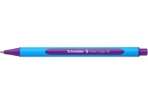 Ручка масляна SCHNEIDER SLIDER EDGE (товщина XB-товста), пише фіолетовим S152208