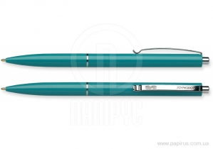 Ручка шариковая автомат. SCHNEIDER К15 0,7 мм. корпус зеленый, пишет зеленым S3084