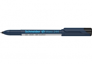 Маркер для CD та DVD SCHNEIDER MAXX 244 0,7 мм в блістері, чорний S72441