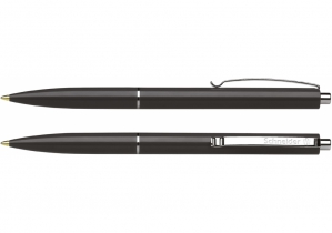 Ручка кулькова автомат. SCHNEIDER К15 0,7 мм. корпус чорний, пише чорним S93081