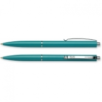 Ручка шариковая автоматическая Schneider К15 0,7 мм. корпус бирюзовый, пишет синим SCHNEIDER S93087