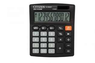 Калькулятор Citizen SDC-812NR, 12 розрядів SDC-812NR