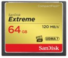 Карта памяти SanDisk CF 64GB Extreme R120/W85MB/s SDCFXSB-064G-G46