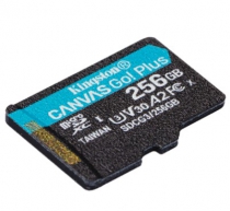 Карта памяти Kingston microSD  256GB C10 UHS-I U3 A2 R170/W90MB/s SDCG3/256GBSP