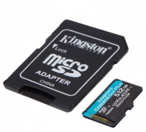 Карта памяти Kingston microSD  512GB C10 UHS-I U3 A2 R170/W90MB/s + SD SDCG3/512GB