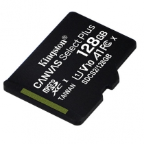 Карта памяти Kingston microSD  128GB C10 UHS-I R100MB/s + SD SDCS2/128GB