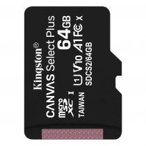 Карта памяти Kingston microSD   64GB C10 UHS-I R100MB/s SDCS2/64GBSP