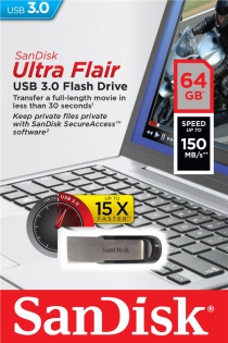 Накопитель SanDisk 64GB USB 3.0 Flair R150MB/s SDCZ73-064G-G46