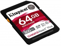 Карта памяти Kingston SD  64GB  C10 UHS-II U3 R300/W260MB/s SDR2/64GB