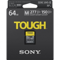 Карта памяти Sony 64GB SDXC C10 UHS-II U3 V60 R277/W150MB/s Tough SFM64T.SYM