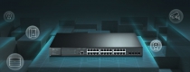 Коммутатор TP-LINK SG3428MP 24xGE (24 PoE), 4xSFP, 384Вт Керований L2