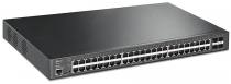 Коммутатор TP-LINK SG3452XP 48xGE (48xPoE), 4xSFP+, 500Вт, Керований L2