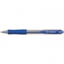 Ручка шариковая автомат. uni LAKNOCK micro 0.5 мм, синяя Uni SN-100.(05).Blue