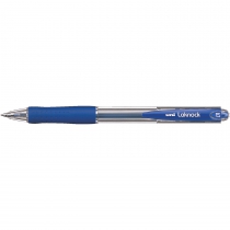 Ручка шариковая автомат. uni LAKNOCK fine 0.7 мм, синяя Uni SN-100.(07).Blue
