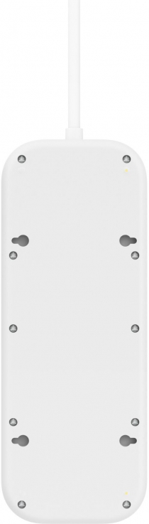 Удлинитель-фильтр сетевой Belkin 6хТип F, 3x1.5мм кв, 16А, USB-A/USB-C 18Вт, защитой от перенапряжения, 2м, белый SRB002VF2M