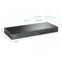 Комутатор TP-LINK SX3008F 8xSFP+, Керований L2