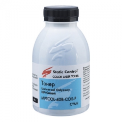 Тонер HP універсальний mptcol флакон 40 г Cyan (mptcol-40b-cos-p) SCC T-HP-MPTCOL-40-C-SCC