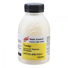 Тонер HP універсальний mptcol флакон 40 г Yellow (mptcol-40b-yos-p) SCC T-HP-MPTCOL-40-Y-SCC