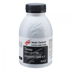 Тонер OKI универсальный OKIuniv2 флакон 100 г Black (OKIuniv2-100b-k-p) SCC T-OKI-UN2-100-B-SCC