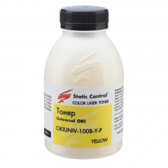 Тонер OKI универсальный OKIuniv флакон 100 г Yellow (OKIuniv-100b-y-p) SCC T-OKI-UNIV-100-Y-SCC