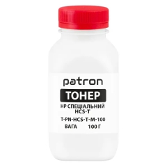 Тонер HP спеціальний HCS-T флакон, 100 г, пурпуровий Patron (PN-HCS-T-M-100) T-PN-HCS-T-M-100