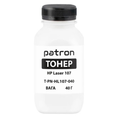 Тонер HP Laser 107 флакон, 40 г Patron (PN-HL107-040) T-PN-HL107-040