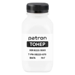 Тонер XER B225/B305 флакон, 70 г Patron (PN-XB225-070) T-PN-XB225-070