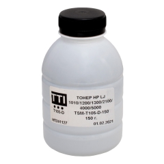 Тонер HP lj 1010/1200/1300/2100/4000/5000 у флаконі 150 г (t105-d) (tsm-t105-d-150) TTI T-S-EL-HP-105-D-150