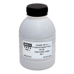 Тонер HP lj p1005/p1505/p1102/m125 у флаконі 80 г (cmg-3) (tsm-cmg-3-080) Imex T-S-IX-HP-CMG3-080