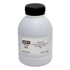 Тонер OKI c5100/c7300/c9300 Black флакон 100 г (tsm-oml-k-100) (oml) Imex T-S-IX-OKI-OML-B-100