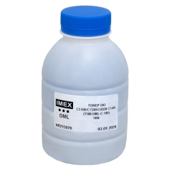 Тонер OKI c5100/c7300/c9300 Cyan флакон 100 г (tsm-oml-c-100) (oml) Imex T-S-IX-OKI-OML-C-100