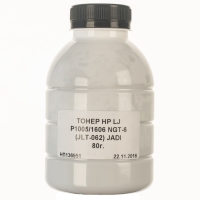 Тонер HP lj p1005/p1606 (ngt-6) у флаконі 80 г (jlt-062) (tsm-jlt-062-080) JADI T-S-JI-HJLT062-080
