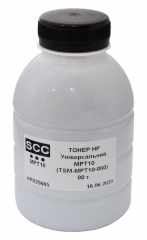 Тонер HP универсальный mpt10 флакон 80 г SCC (tsm-mpt10-080) T-S-SCCU-HP-MPT10080