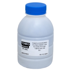 Тонер Kyocera mita ecosys p5021/p5026 Cyan (tk-5220c/tk-5240c) флакон 50 г (vf-05c) (tsm-vf-05c-050) Tomoegawa T-S-TG-VF-05C-050
